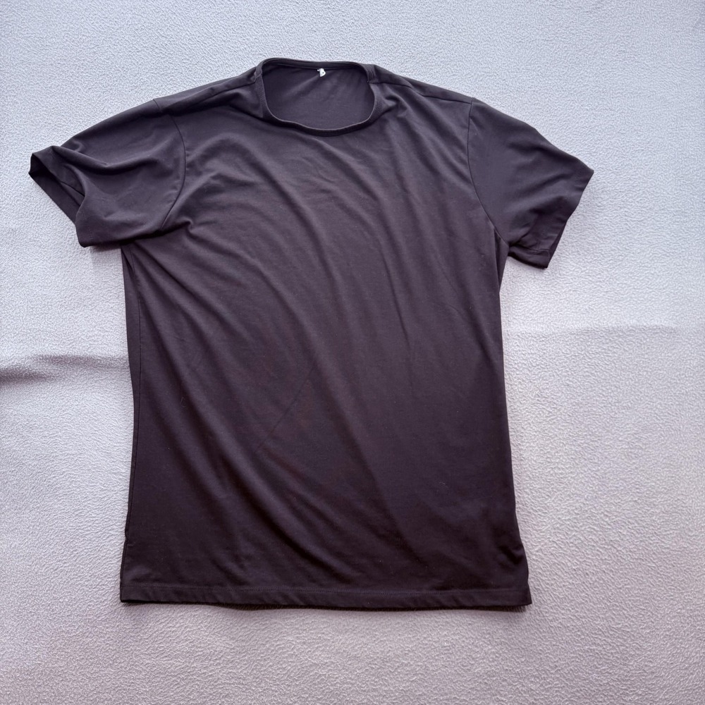 Alphalete Shirt Mens XL Black Short Sleeve Athletic Training Tee Performance